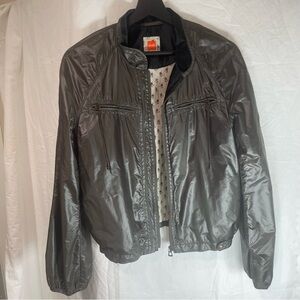 Boss Shiny green Bomber Jacket